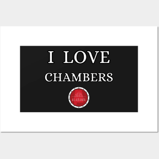 I LOVE CHAMBERS | Alabam county United state of america Posters and Art